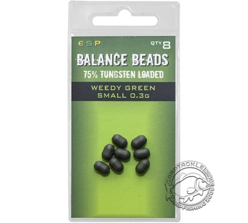 Бусины утяжеленные E-S-P Tungsten Loaded Balance Beads Small 0,3g