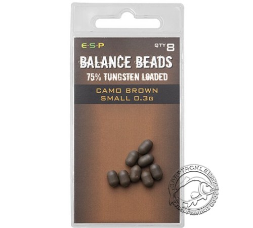 Бусины утяжеленные E-S-P Tungsten Loaded Balance Beads Small 0,3g
