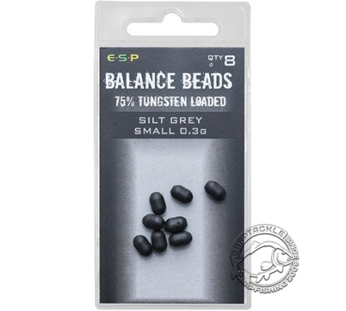 Бусины утяжеленные E-S-P Tungsten Loaded Balance Beads Small 0,3g