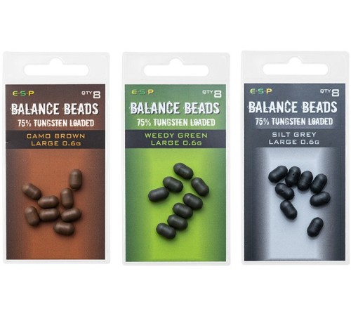 Бусины утяжеленные E-S-P Tungsten Loaded Balance Beads Large 0,6g