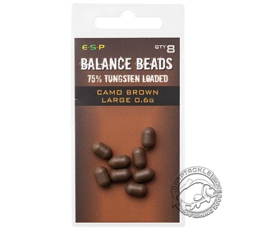 Бусины утяжеленные E-S-P Tungsten Loaded Balance Beads Large 0,6g