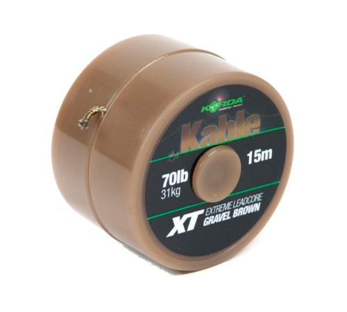 Ледкор с сердечником Korda Kable XT Extreme Leadcore 70lb 15м