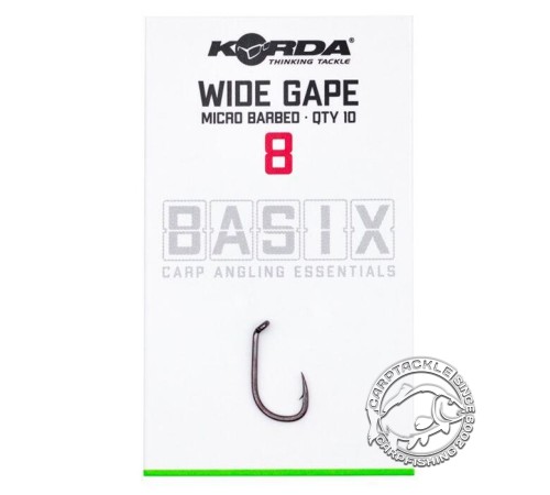Крючки Korda Basix Wide Gape Hooks