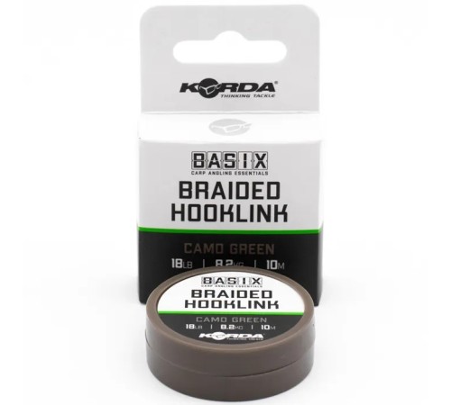 Поводковый материал Korda Basix Braided Hooklink