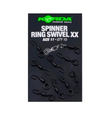 Вертлюг с кольцом и быстросъемом Korda Spinner Ring Swivels XX №11