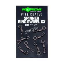 Вертлюг с кольцом и быстросъемом Korda PTFE Spinner Ring Swivels XX №11