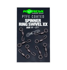 Вертлюг с кольцом и быстросъемом Korda PTFE Spinner Ring Swivels XX №11