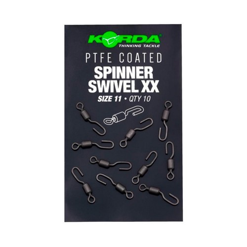 Вертлюг с быстросъемом Korda PTFE Spinner Swivels XX №11