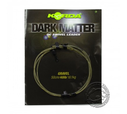 Готовый монтаж KORDA Dark Matter Leader QC Swivel