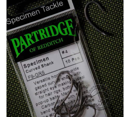 Крючки Partridge Specimen Curved Shank Hook