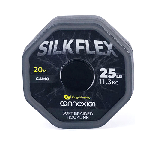Поводковый материал Ridge Monkey Connexion SilkFlex Soft Braid 25lb