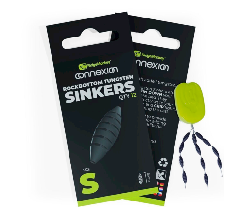 Утяжелители вольфрамовые Ridge Monkey Connexion Rock Bottom Sinkers