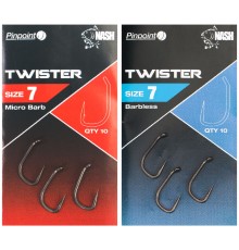 Крючки Nash Pinpoint Twister Micro Barbed Size 6