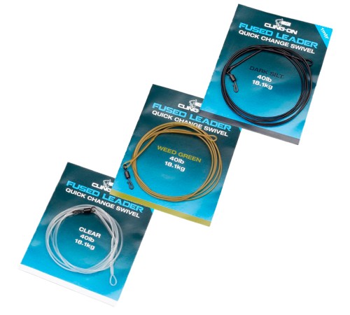 Готовая оснастка Nash Cling-On Fused Leader Quick Change Swivel