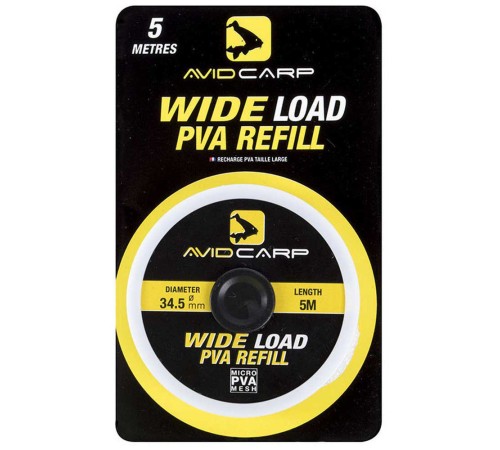 ПВА сетка Avid Carp Wide Load Refill 34.5мм 5m
