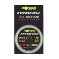 Поводковый материал Korda Hybrid Stiff Gravel Brown 20lb