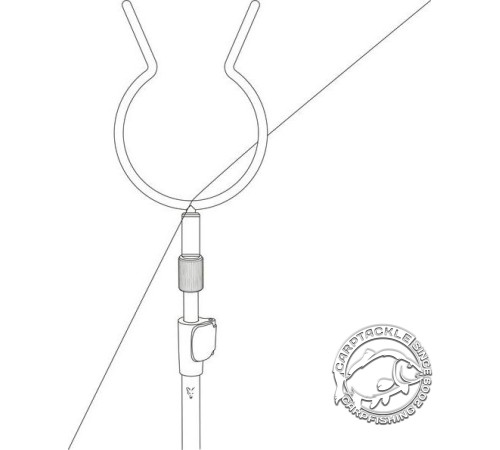 Y-образный держатель лески Fox Black Label Y-Line Guard