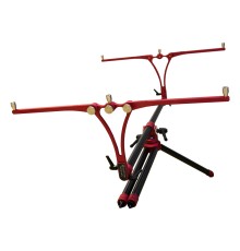 Род-под на три удилища Meccanica Vadese Technick 3 Rods Black / Red