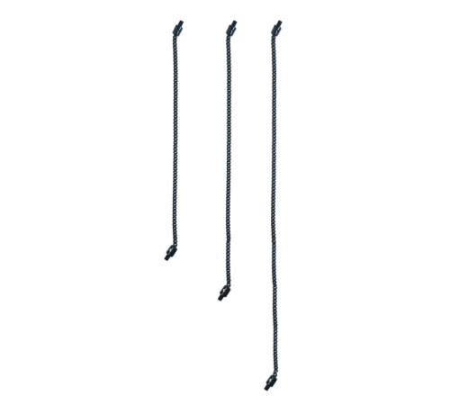 Цепочка Solar Black Stainless Chain Plastic Ended