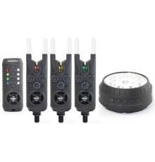 Комплекты сигнализаторов поклевки с лампой SONIK GIZMO ALARM & RECEIVER SET + BIVVY LAMP 3+1