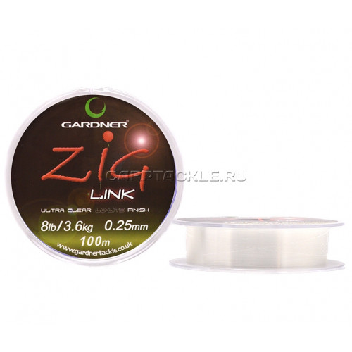 Поводковый материал для зиг рига Gardner Zig Link Clear