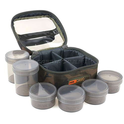 Сумка с 6 банками Fox Camolite Glug 6 Pot Case