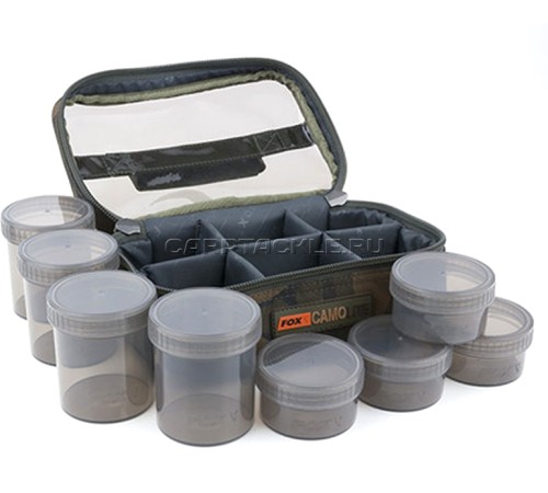 Сумка с 8 банками Fox Camolite Glug 8 Pot Case