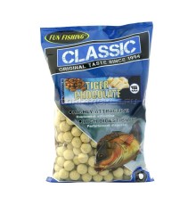 Тонущие бойлы Fun Fishing Classic Tiger Chocolate 15mm 2kg