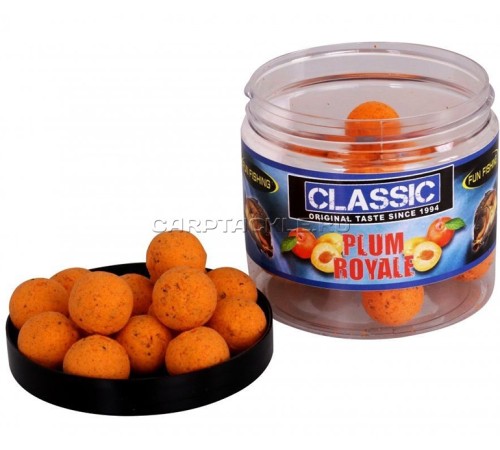 Плавающие бойлы 15мм Fun Fishing Classic Plum Royal 15mm Pop-Ups Королевская Слива