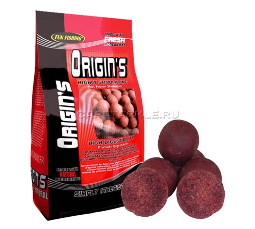 Тонущие бойлы Fun Fishing Boilies Origins