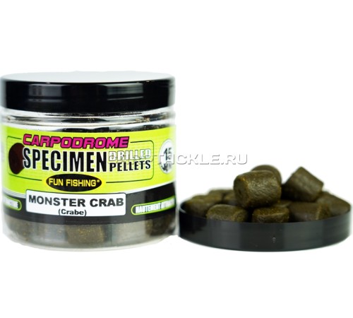 Насадочный пеллетс Fun Fishing Specimen Drilled Pellets 80g