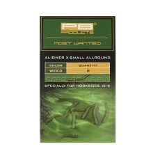Изогнутая трубка для крючка PB Products Aligners X-small Allround Weed (8шт)