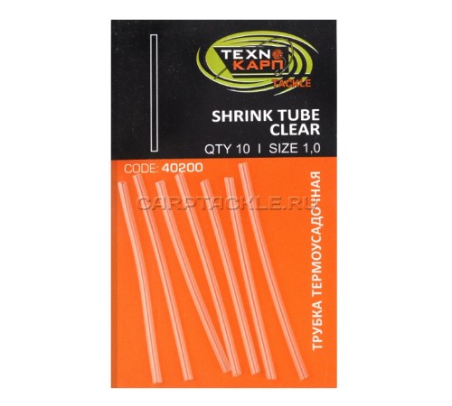 Термоусадочная трубка TEXNOKARP прозрачная d1.0 10шт