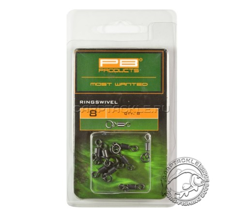 Вертлюг с кольцом PB Products Ring Swivel № 8 (8шт)