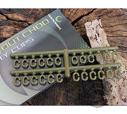 Клипса-застежка для грузил Gardner DROP OUT CHOD SAFETY CLIPS (12шт) NEW