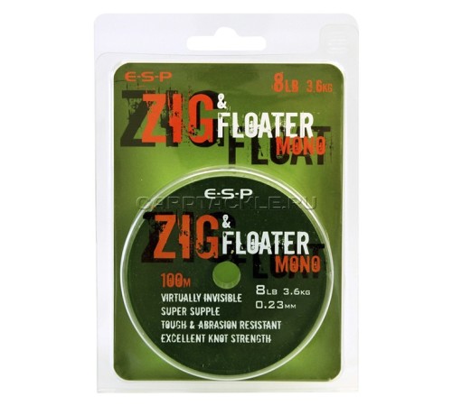 Леска нейтральной плавучести ESP ZIG & FLOATER Mono