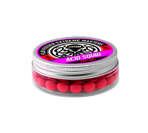 Плавающие бойлы 10мм FFEM Acid Squid Pop-Ups 10mm Кислый кальмар