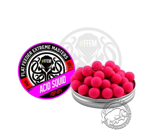 Плавающие бойлы 10мм FFEM Acid Squid Pop-Ups 10mm Кислый кальмар