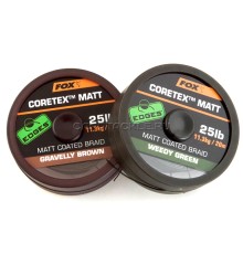 Поводковый материал в оплетке Fox EDGES Coretex Matt