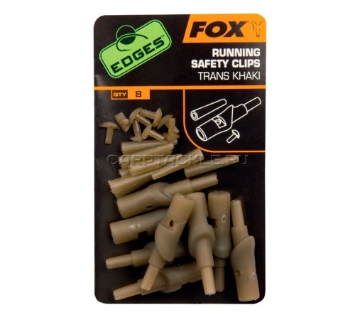 Набор аксессуаров для скользящей оснастки Fox EDGES Running Safety Clips