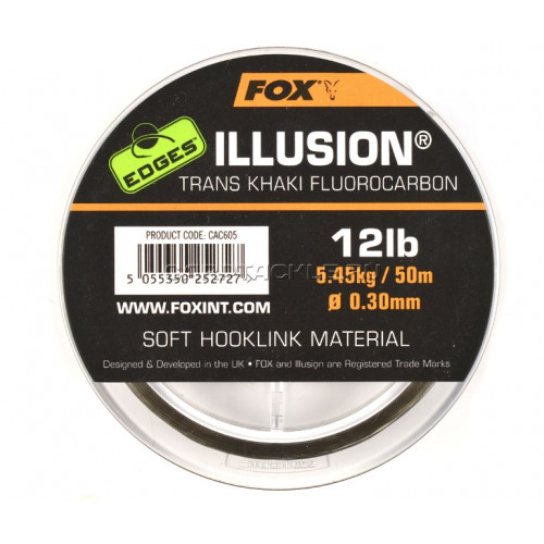 Флюорокарбоновый материал Fox EDGES Illusion Trans Khaki