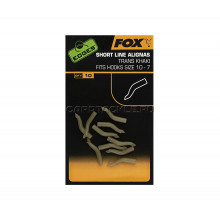 Силиконовый конус лентяйка Fox Edges Line Alignas Trans Khaki Size 10 - 7 Short