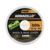 Шок лидер / поводковый материал Fox Edges Camo Armadillo Shock & Snag Leader