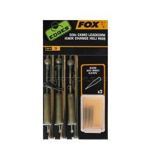 Набор готовых оснасток вертолет Fox Edges 50lb Camo Leadcore Kwik Chang