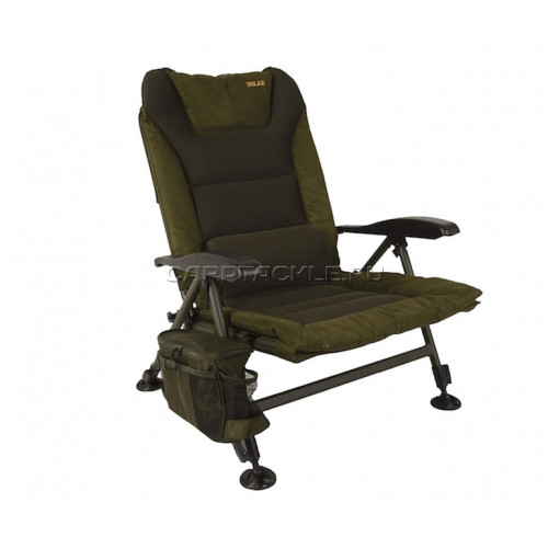Стул+сумка для аксессуаров Solar SP C-Tech Recliner Chair - Low