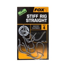 Крючки Fox Edges Stiff Rig Straight