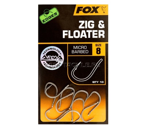 Крючки для зиг-рига размер Fox Edges Zig & Floater
