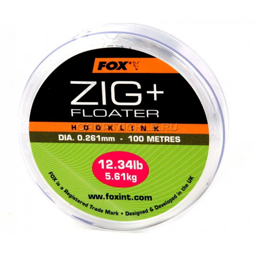 Поводковый материал для зиг-риг и ловли с поверхности 0.23мм 4,08кг 100м Fox Zig