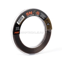 Монофильный шок-лидер Fox Snag Leader Line Khaki 50lb 22.6kg 0.66mm 80m