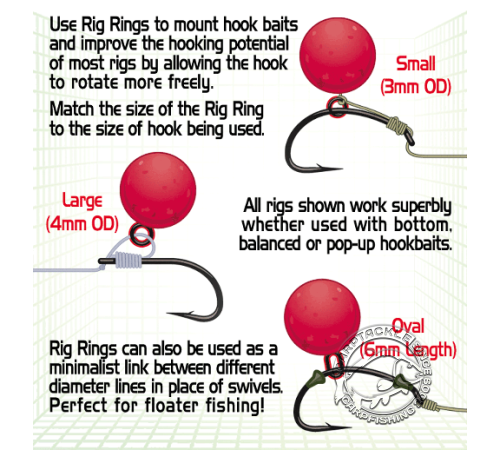 Кольцо металлическое Gardner COVERT RIG RINGS OVAL 6mm